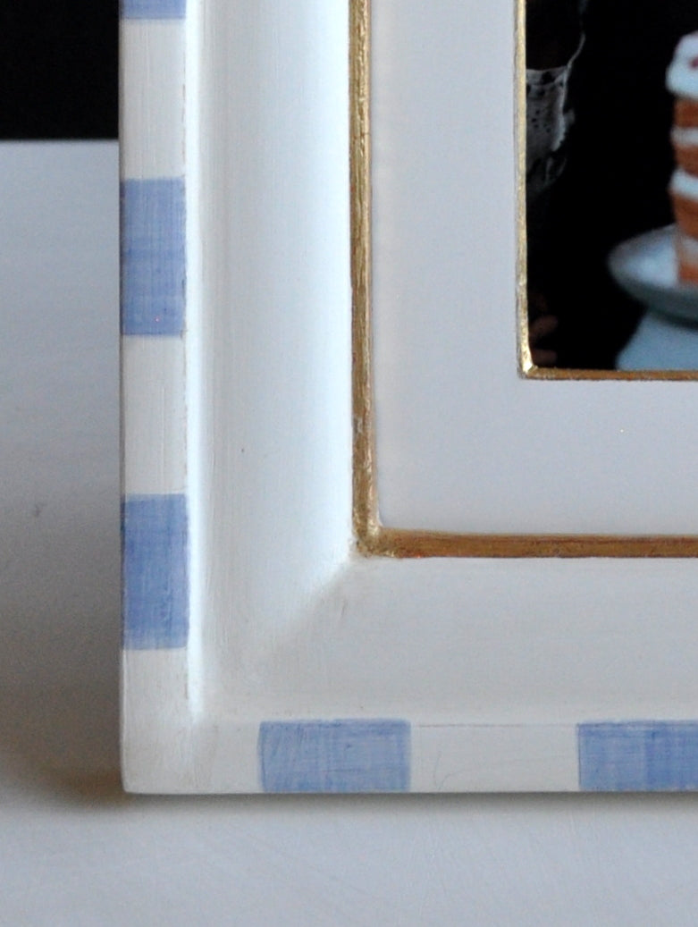 "Blanc & Bluette" Photo Frame #4