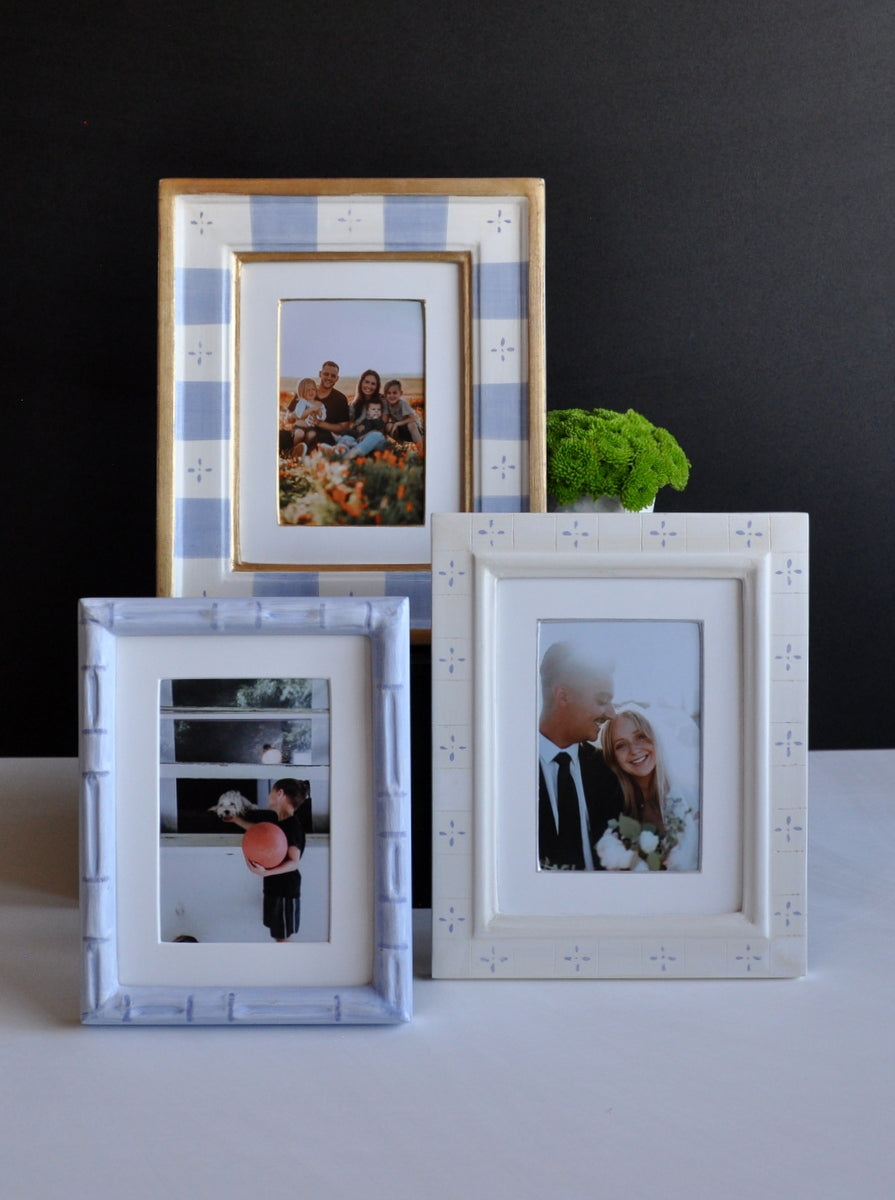 "Blanc & Bluette" Photo Frame #2
