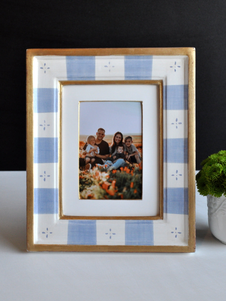 "Blanc & Bluette" Photo Frame #1