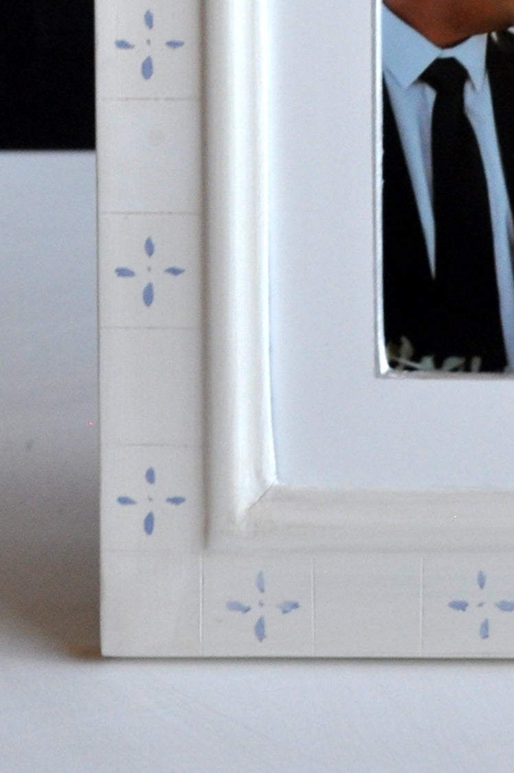 "Blanc & Bluette" Photo Frame #2