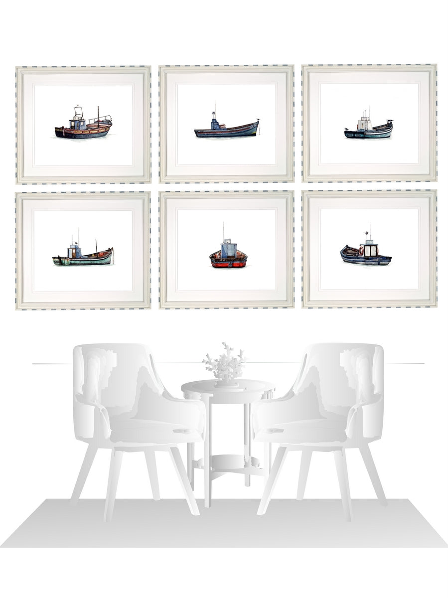 Cindy Lötter Fishing Boat #III - Frame Option 1